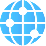 cyber globe icon