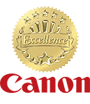 Canon Excellence award logo