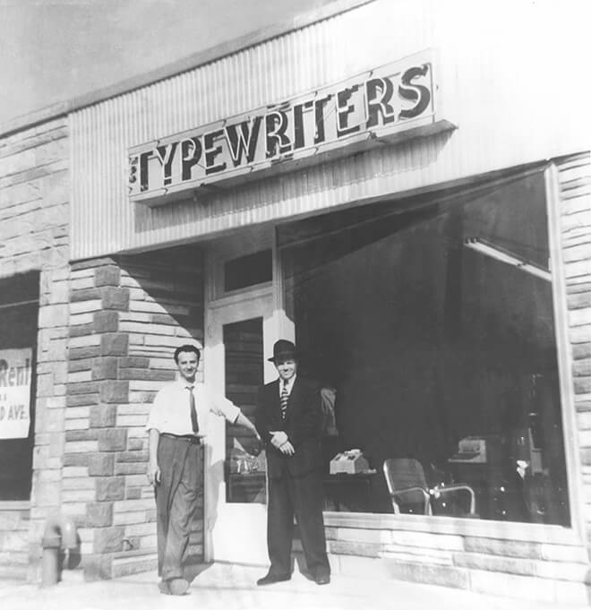Central Typewriters 1948 Storefront